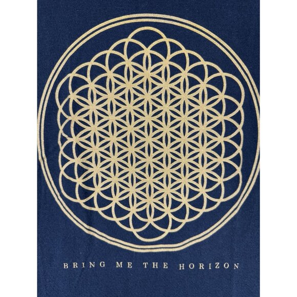 Bring Me The Horizon Band Tee Black Shirt Womens Medium Promo Album Concert Rare - Picture 4 of 7